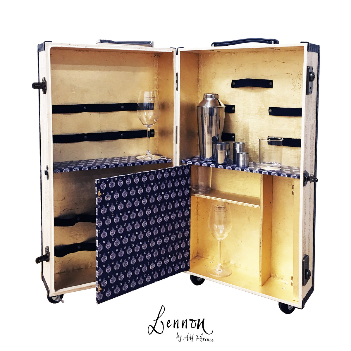 Portable online liquor cabinet