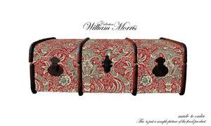 MORRIS Indian Wallpaper Upcycled Vintage Steamer Trunk Coffee table, steamer trunk vintage, AM Florence, AMFlorence