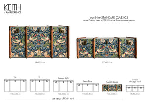 KEITH Classic small | Strawberry Thief Coffee Table Morris Wallpaper Steamer Trunk