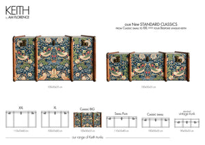 KEITH Classic BIG | Strawberry Thief Coffee Table Morris Wallpaper Steamer Trunk