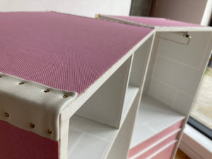 GRACE PINK kids Wardrobe Cabinet Trunk Vintage Style Furniture
