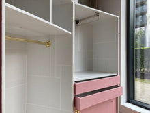 GRACE PINK kids Wardrobe Cabinet Trunk Vintage Style Furniture