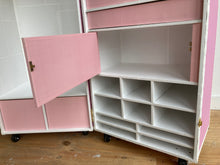 GRACE PINK kids Wardrobe Cabinet Trunk Vintage Style Furniture