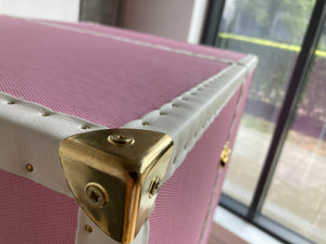 GRACE PINK kids Wardrobe Cabinet Trunk Vintage Style Furniture
