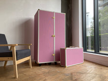GRACE PINK kids Wardrobe Cabinet Trunk Vintage Style Furniture