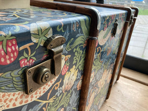 KEITH XL | Strawberry Thief Coffee Table Morris Wallpaper Steamer Trunk