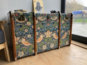 KEITH XL | Strawberry Thief Coffee Table Morris Wallpaper Steamer Trunk