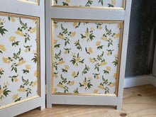 DOILLON Farrow & Ball Floral Wallpaper Folding Screen wooden Room Divider #FBEE