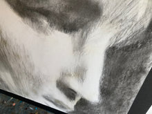 Vegas Elvis | Original charcoal and white pastel large Artwork by Trish Wylie