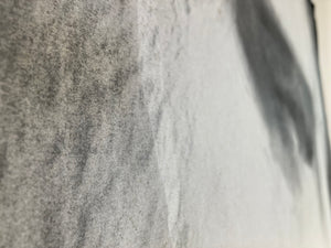 Vegas Elvis | Original charcoal and white pastel large Artwork by Trish Wylie
