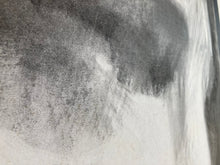 Vegas Elvis | Original charcoal and white pastel large Artwork by Trish Wylie