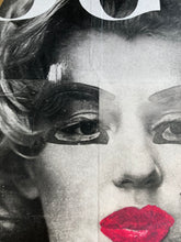 KISS ME | Original limited edition L'Oréal lipstick on Marilyn Monroe Retro Poster Artwork by Matt Youth