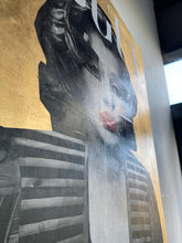 KISS ME | Original limited edition L'Oréal lipstick on Marilyn Monroe Retro Poster Artwork by Matt Youth