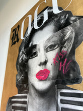 KISS ME | Original limited edition L'Oréal lipstick on Marilyn Monroe Retro Poster Artwork by Matt Youth
