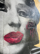 KISS ME | Original limited edition L'Oréal lipstick on Marilyn Monroe Retro Poster Artwork by Matt Youth