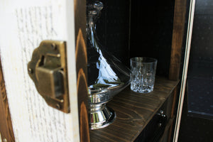 FITZGERALD office desk cabinet steamer trunk storage vintage style furniture by amflorence