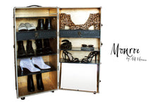 MONROE Shoe Cabinet Storage Trunk Vintage Style Wardrobe, steamer trunk she storage cabinet wardrobe, AM Florence, AMFlorence