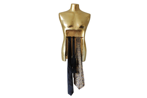 ELVIS Gilded Tie Hanger Mannequin Art Quirky Display Bust: Elvis GT, quirky display mannequin art bust statue home decor contemporary, AM Florence, AMFlorence