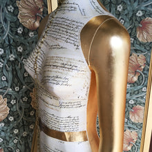 SHIRLEY mannequin art gold leaf 007 goldfinger tribute to shirley eaton home decor statue handmade in london by amflorence